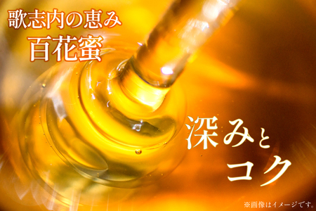 はちみつ & アイス 百花蜜 450g × 1本 牧場直送アイス 120ml×5種 計5個