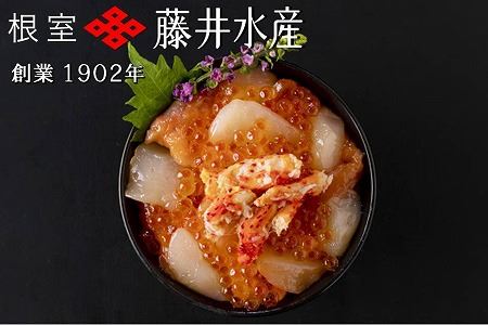 【北海道根室産】かに・いくら・サーモン・帆立の海鮮パック 160g×12P D-42062