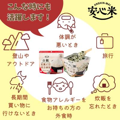 ふるさと納税 出雲市 非常食 3日分【安心米9食セット】防災 備蓄 長期保存 アルファ化米/食物アレルギー対応/A4サイズ |  | 03