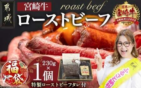 【福袋★2026】宮崎牛ローストビーフ230g×1個_13-2601-F2026