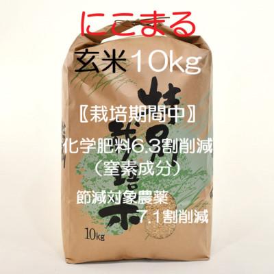 ふるさと納税 諫早市 【令和7年産】 特別栽培米・九州のこだわり米「にこまる」玄米10kg