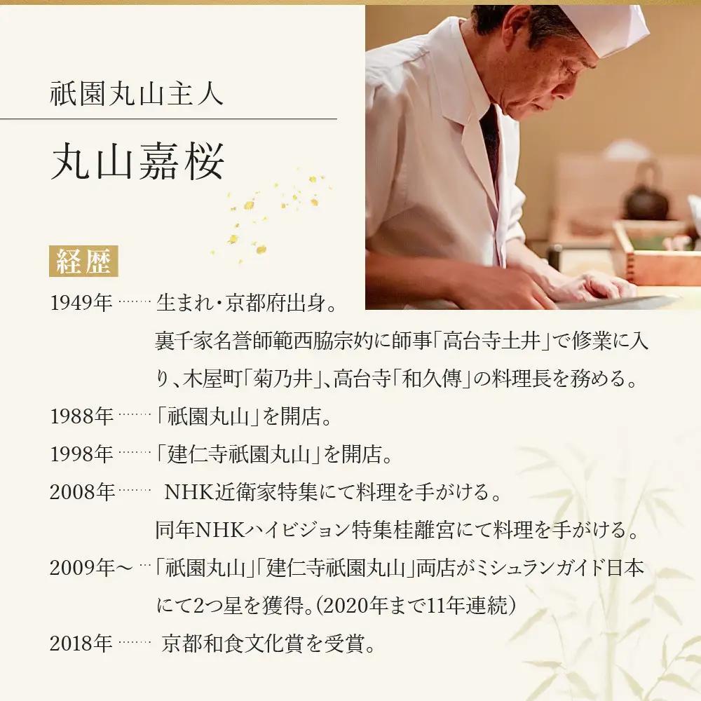 【京都 祇園丸山】食事券 30,000円分｜名料亭 ミシュラン掲載 人気 食事券