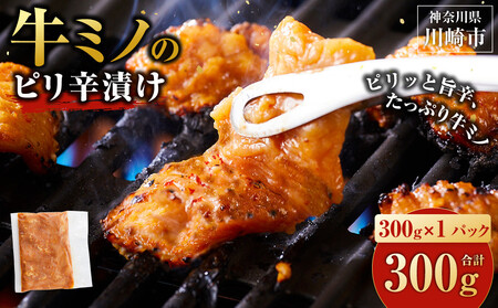 ホルモン 牛ミノ ピリ辛漬 300g 【7月発送】 ホルモン
