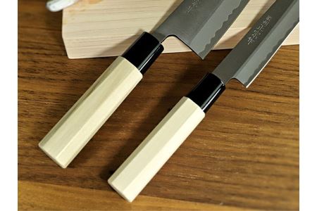濃州正宗作 鋼包丁2点セット H30-49