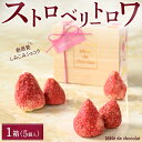 【ふるさと納税】大人気スイーツショップ Mêlé de chocolat（メレ・ド・ショコラ）ストロベリー トロワ 1箱｜栃木県壬生町 琴寄農園産とちおとめ、とちあいか、スカイベリー 3種のブランド苺使用の贅沢スイーツ