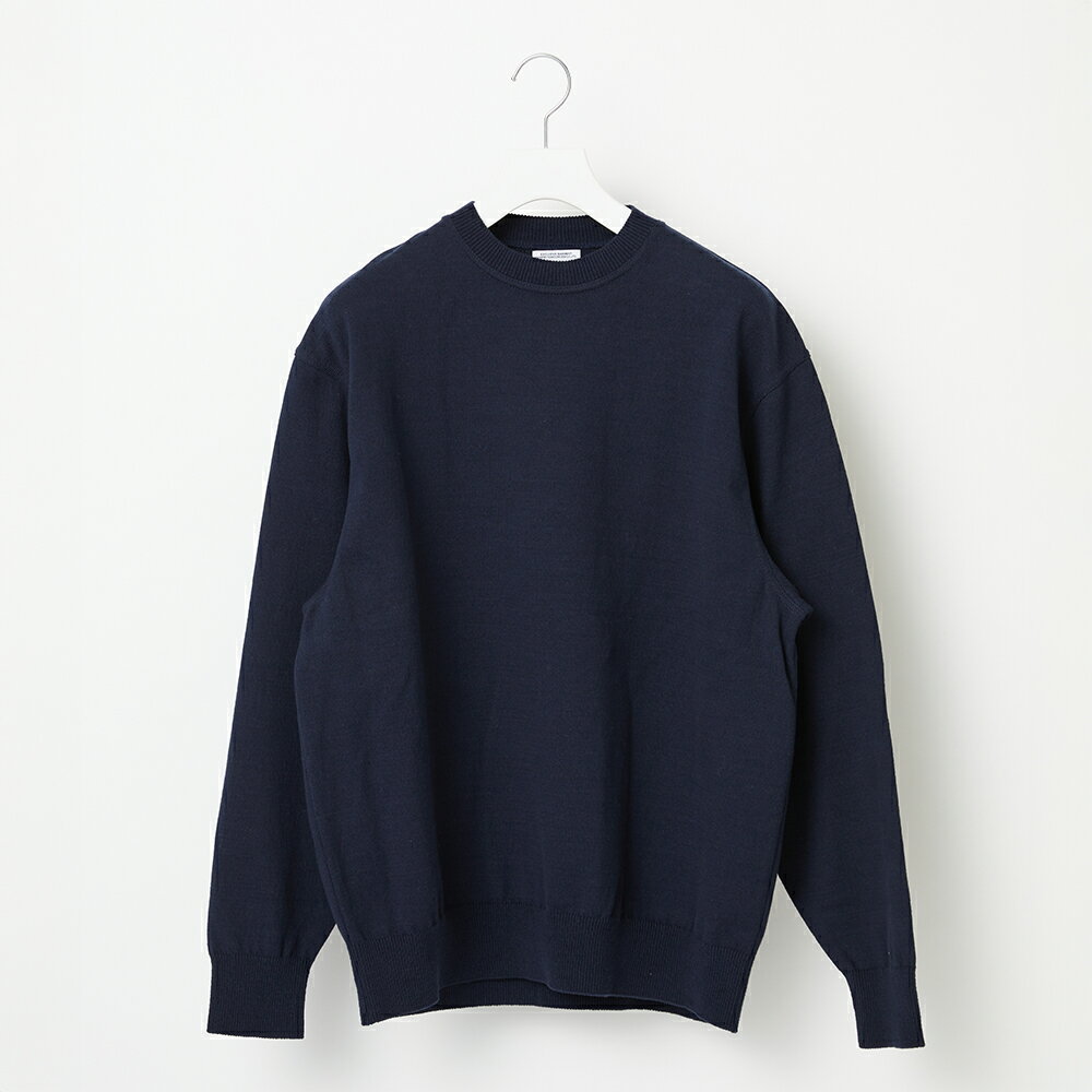 【ふるさと納税】≪順次発送≫【Yonetomi】WAVE COTTON KNIT PULLOVER NAVY 濃紺 ネイビー ウェーブコットン 服 洋服 ユニセックス メンズ レディース ブランド 山形県 山辺町 送料無料 yt-wpxxn-sn ※沖縄・離島への配送不可