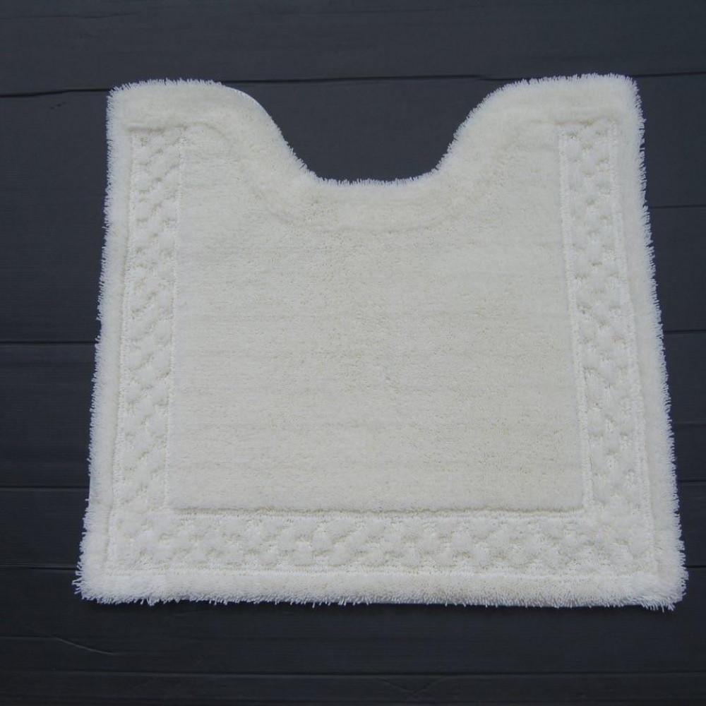 【ホワイト】ボルガトイレマット約60cm×約60cm