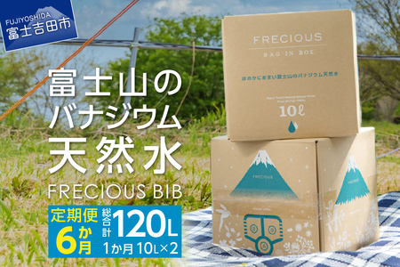 富士山 バナジウム 天然水 20L 6回 ストック 防災グッズ