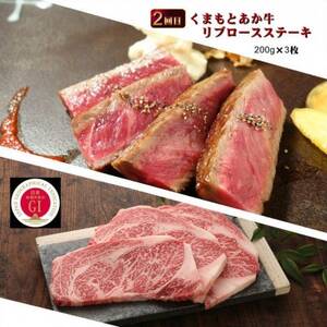 【毎月定期便】【GI認証】くまもとあか牛 食べ比べ Aセット(益城町)全3回【配送不可地域：離島】【4067027】