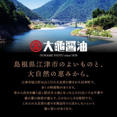 ふるさと納税 江津市 大亀醤油(柚子醤油400mL&万能醤油400mL)2本セット |  | 03