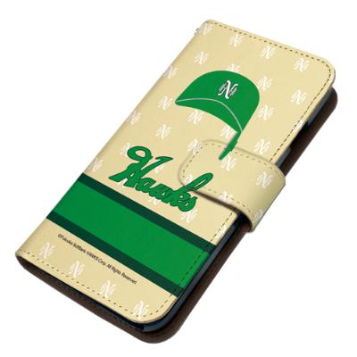 ふるさと納税 大野城市 福岡ソフトバンクホークス iPhoneケース 手帳型 pattern-ip7-16