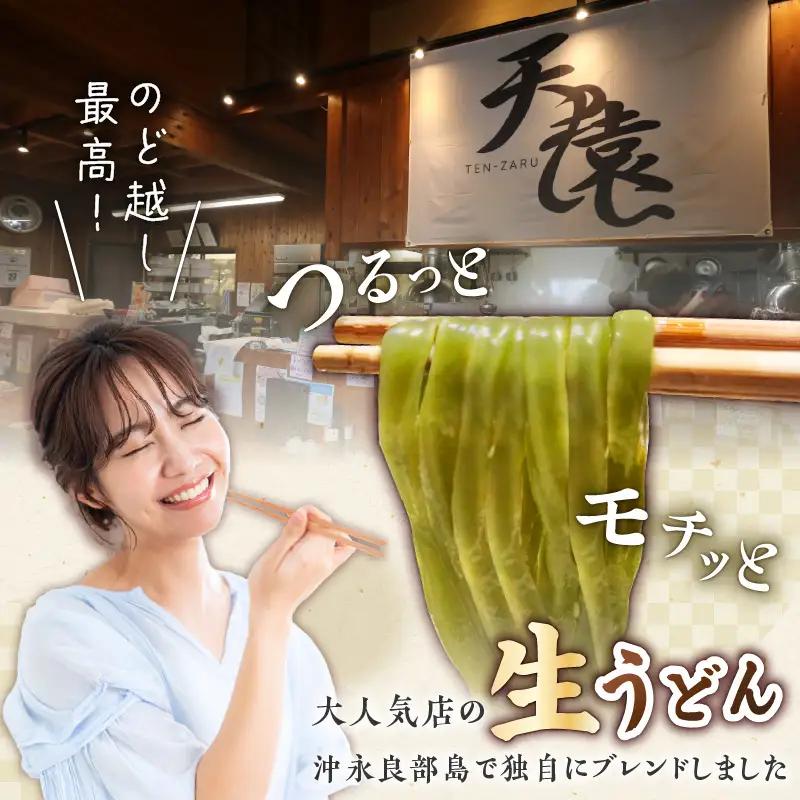 大人気 ！ 天猿 の シマ桑入り 冷凍 うどん 4玉 C075-001-02 麺 麺類
