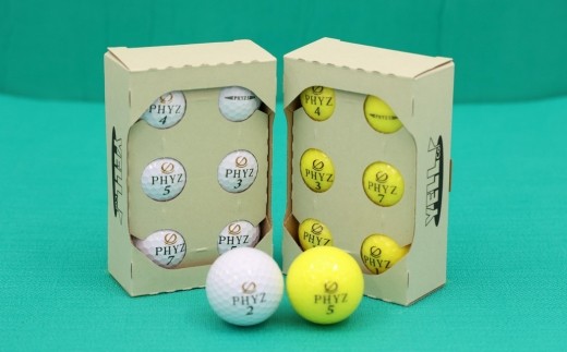 【ご注文から3ケ月以内の発送となります】最高級・高品質ロストボール　6個×２【PHYZ PHYZ5】他ブランドあり 最高級・高品質ロストボール　6個×2 ゴルフ ロストボールセット ｜練習用 ゴルフボール ブランド 12球 中古球 初心者向け