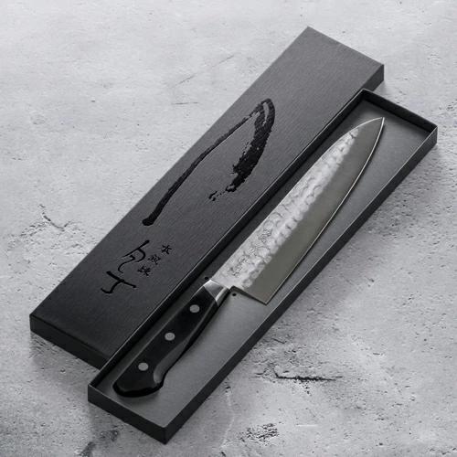 H47-11 虎徹 ヤスキハガネ青紙2号 牛刀包丁 200mm（安田刃物）_イメージ4