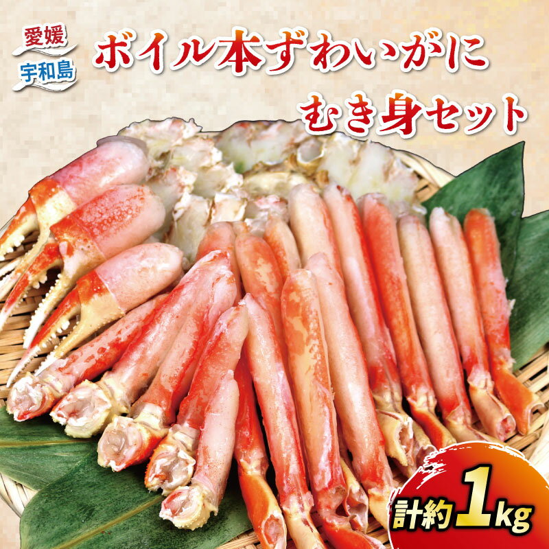 ボイル 本ずわいがに むき身セット 総重量 約 1kg ニューバーク 冷凍 むき身 カニ ずわいがに ずわい蟹 蟹 カニ棒肉 ボイル蟹 ボイルカニ 鍋 焼きがに 雑炊 人気のカニ 愛媛 宇和島