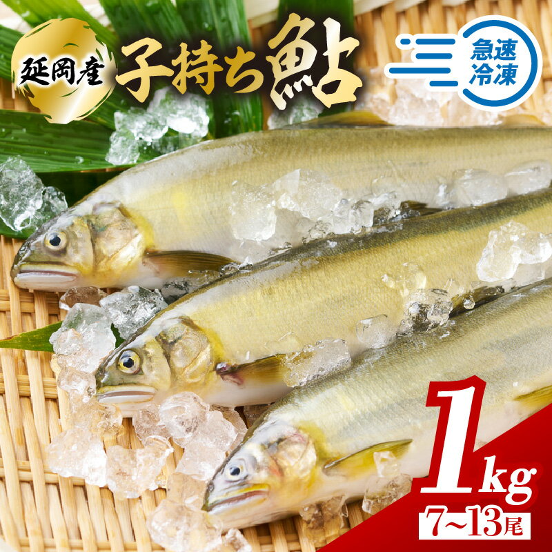 子持ち 鮎 魚介類 魚 1kg 7 〜 13 尾入り 海産物 国産 延岡産 冷凍 小分け 個包装 一尾ずつ袋に入れてお届け 繊細な美味しさ 便利 塩焼き 甘露煮 鮎めし 雑炊 松本水産 お取り寄せ お取り寄せグルメ 宮崎県 延岡市 送料無料