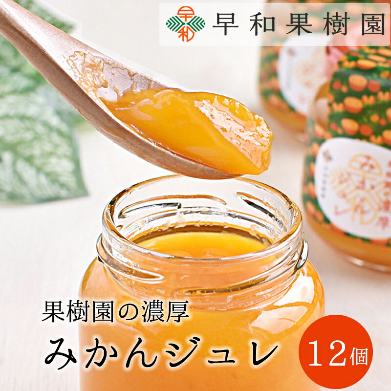 【ふるさと納税】【早和果樹園】濃厚みかんジュレ12個入り 20個入り（A953-2）