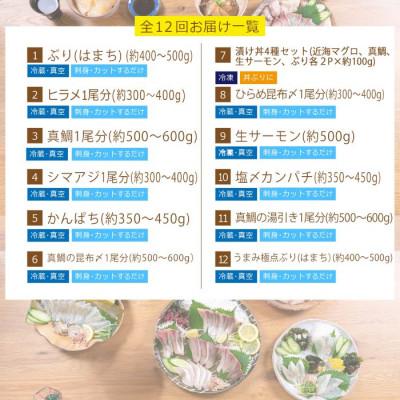 ふるさと納税 門川町 【毎月定期便】旬の鮮魚12ヶ月コース(門川町)全12回 |  | 03