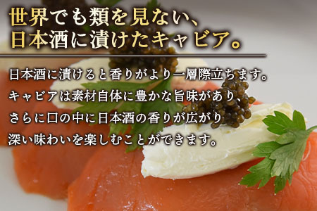 【訳あり】＜クニトミキャビア 日本酒フレーバー 20g（20g×1）＞翌月末迄に順次出荷【a0655_mc】