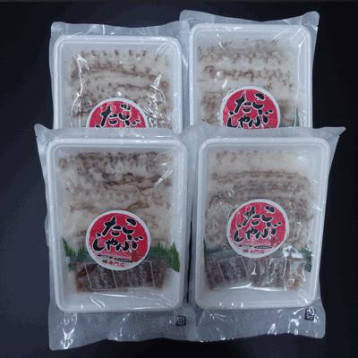ふるさと納税 小平町 たこしゃぶセット8人前(170g×4袋)