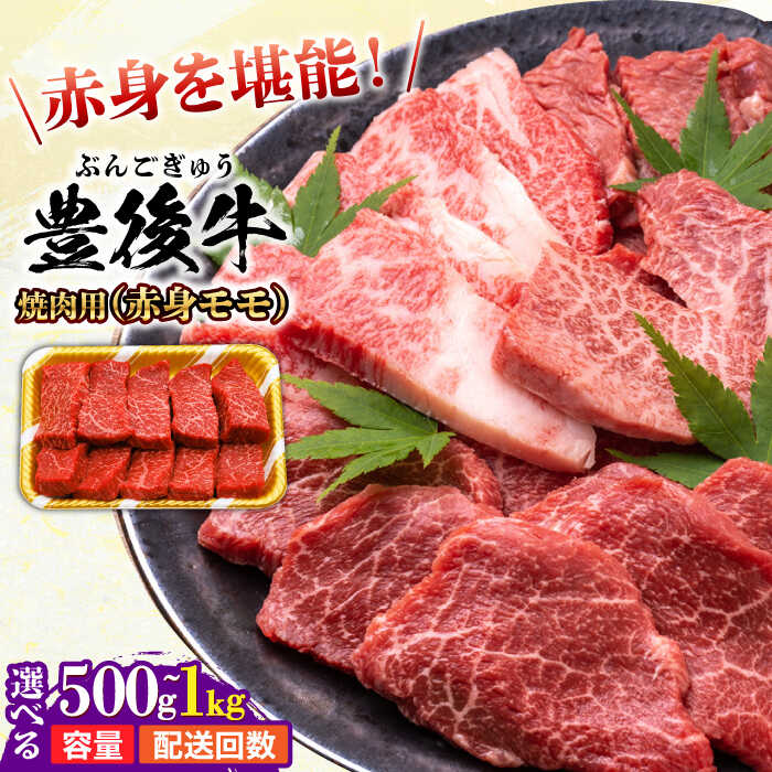 【ふるさと納税】【選べる容量・回数】おおいた豊後牛 赤身モモ 焼肉用 500g/1kg 肉 にく ニク お肉 牛肉 おおいた豊後牛 おおいた 豊後牛 黒毛和牛 国産 冷凍 和牛 霜降り 小分け 赤身 モモ もも 焼肉 焼肉用 日田市 / 株式会社MEAT PLUS[AREI019,020,AREI092-097]