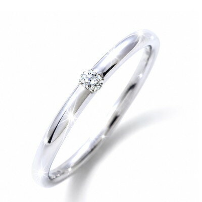 【ふるさと納税】PT950ダイヤ 甲丸リング　0.05CT　R3621DI-P2(#3から選択可)【配送不可地域：離島・沖縄県】【G1754928】