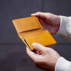 チマブエ Morris 栃木レザー 本革 名刺入れ 【黒】