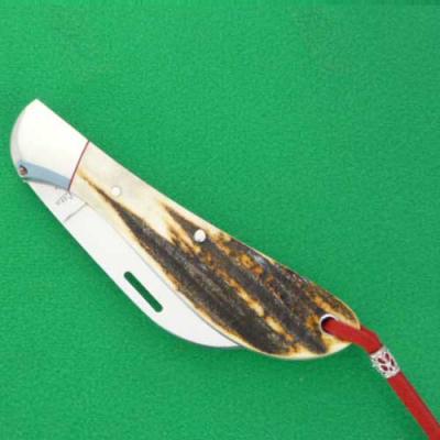 ふるさと納税 関市 H60-06 フローリストナイフ メタリック【鹿角】 FD-120H |  | 02