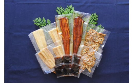 浜田のあなご堪能セット 時短 穴子 魚介類 魚貝類 海の幸 蒲焼 簡単調理 レンジでチン 湯煎 小分け セット 詰め合わせ 【156_1261】