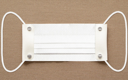 No.222 PVCレザー日本製マスクホルダー（2名様×2セット）