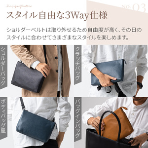 サコッシュ 本革 BLACK｜サコッシュ