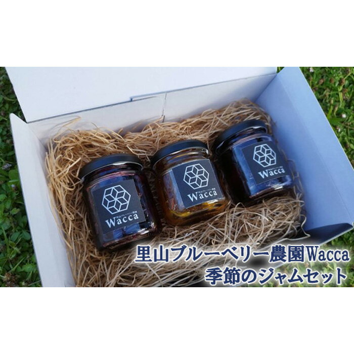 【ふるさと納税】里山ブルーベリー農園Wacca 季節のジャムセット No.355 ／ ジャム セット ジャムセット じゃむ jam 手作り リンゴ はっさく いちじく 果実 送料無料 兵庫県