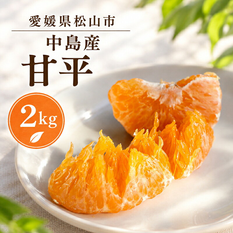 【ふるさと納税】 【2027年2月頃から順次発送】 甘平 2kg | 国産 愛媛みかん 愛媛蜜柑 愛媛ミカン みかん ミカン mikan 蜜柑 柑橘 フルーツ 果物 くだもの お取り寄せ 産地直送 数量限定 人気 おすすめ 愛媛県 松山市 送料無料