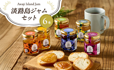 淡路島 ジャム セット 100g×6本 詰め合わせ いちじく オレンジ 鳴門オレンジ びわ みかん ブルーベリー レモン いちじくジャム オレンジジャム びわジャム ブルーベリージャム フルーツ 果物 フルーツジャム ジャム詰め合わせ 洲本市
