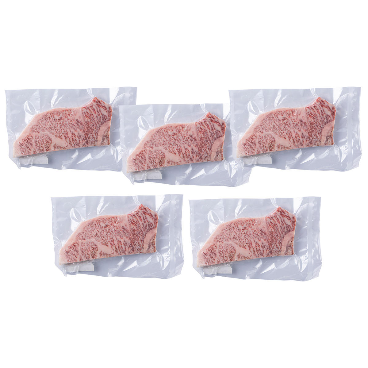 北海道産 黒毛和牛 こぶ黒 A5 サーロインステーキ 計 1kg (200g×5枚) ＜LC＞_イメージ2