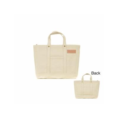 ふるさと納税 大分市 【ファスナー付きA4サイズ対応　ポケット・キーフック付きの安心トート(ホワイト)_T03045_2 |  | 01