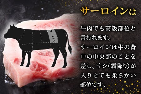 宮崎県産 椎葉牛 サーロインステーキ 200ｇ×2枚 計400g TK-84 [宮崎県 椎葉村 牛肉 椎葉牛 牛 うし ぎゅう ぎゅうにく 肉 お肉 にく おにく 精肉 せいにく ステーキ サーロイン