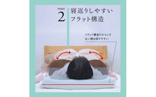 整形外科枕エアーワイドDP（枕カバー付き） 幅60cm×奥行30cm×高さ4cm～9cm