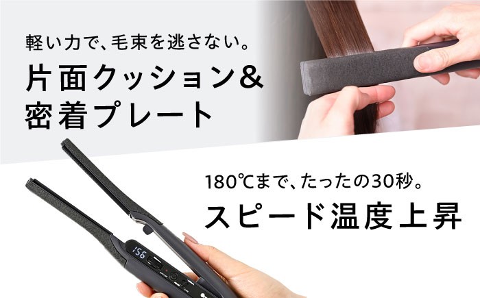 ヘアアイロン ストレート ストレートアイロン コテ 25mm コンパクト 軽量 60℃～200℃ 人気 ヘアケア 家電 ギフト