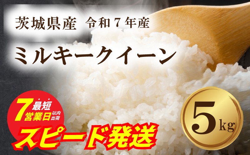 
                  【 スピード発送 】 令和7年産 精米 茨城県産 ミルキークイーン 5kg 米 お米 ご飯 ごはん コメ 白米 ライス みるきーくいーん ミルキー クイーン 7営業日以内発送 すぐ届く すぐ発送 米5kg 5キロ 銘柄米 茨城県 新生活 応援 kome okome 茨城県産 国産 産地直送 ※ 関東 茨城 筑西
                
