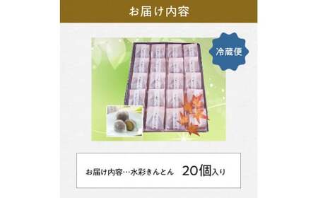 御菓子処信玄堂 「栗きんとん使用」水彩きんとん20個入 16-001