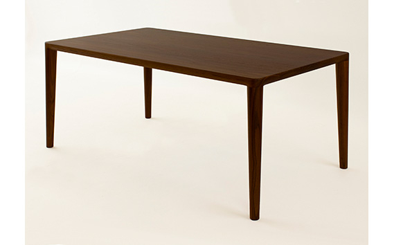 家具蔵 KAGURA ダイニングセット1650 エミネント＆コルノ ウォールナット材 家具 テーブル アームチェア 木材 無垢材 無着色 職人 手作業 寛ぎ シンプル 洗練 茨城県 【株式会社アイダ】