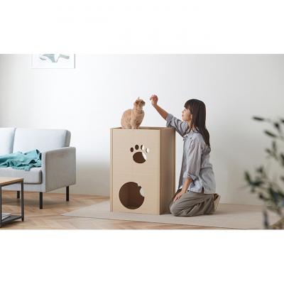 ふるさと納税 大河原町 キャットタワー 低め 段ボール ねこねこタワー アイリスオーヤマ[53752398] |  | 03