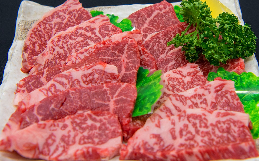 福岡の豊かな自然で育った博多和牛赤身焼肉用約670g