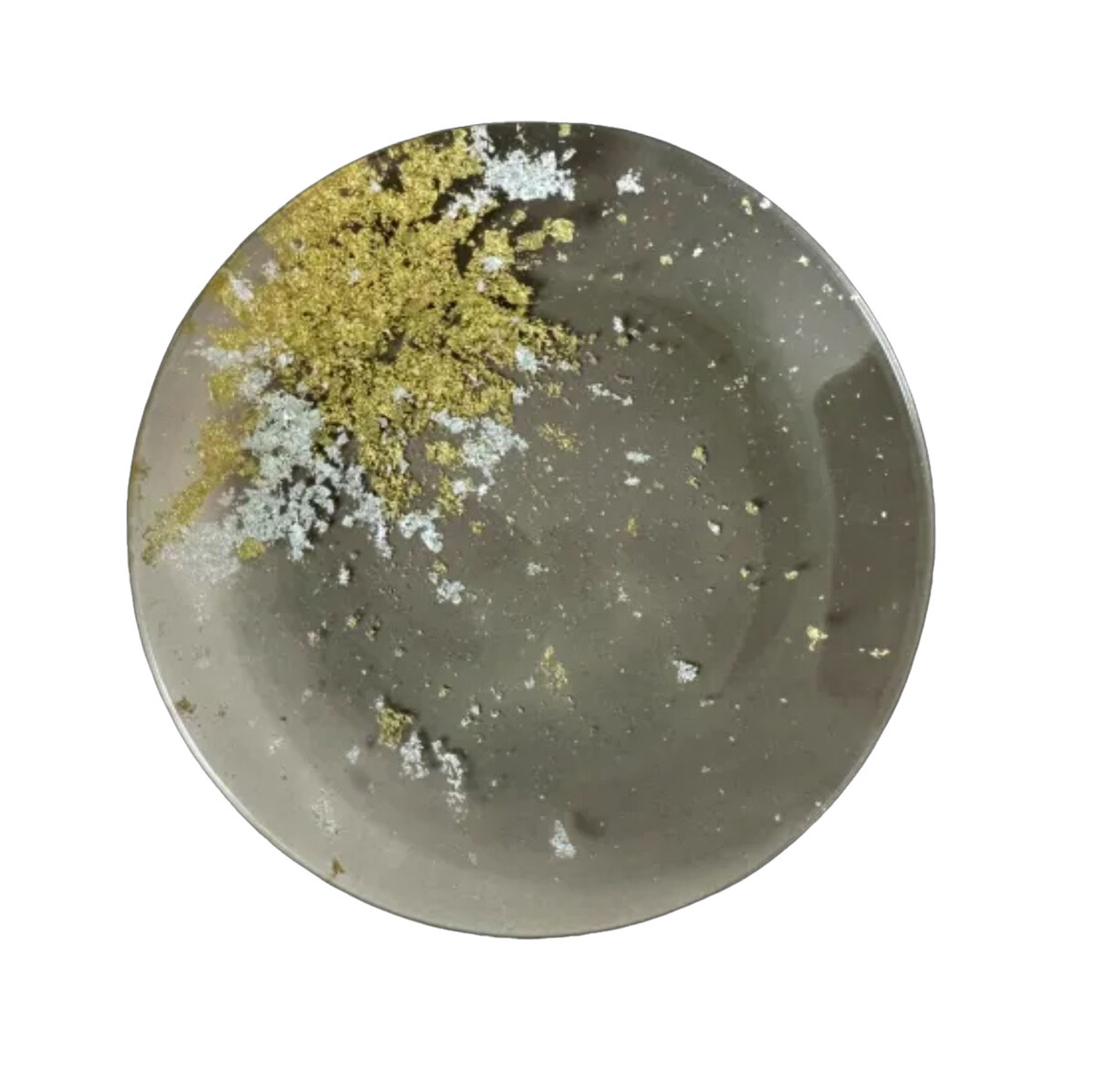 丸小皿（金箔）クリア［NF188］ 303446_CU90084VC04