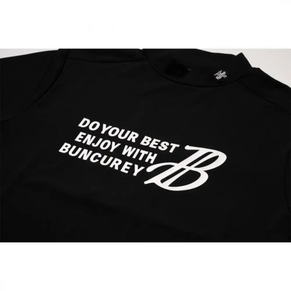 BUNCUREY　ゴルフウェア　バイカラー半袖モックネック（BM23SS-02-007）オフ／サイズ5
