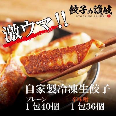 ふるさと納税 岸和田市 餃子の讃岐　2種の餃子セット【プレーン・赤味噌】