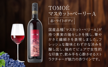 おすすめ 赤ワイン 2本セット 霧里ワイン TOMOE マスカットベーリーA 国産 やや甘口 ワイン 受賞 飲み比べ ワインセット ギフト 三次市 / 広島三次ワイナリー[APAZ009]