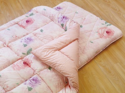 布団セット [シングル] ピンク 掛けふとん 1枚 敷き布団 1枚 バーバラ PI [2813]