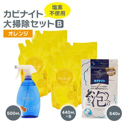 ふるさと納税 東村山市 塩素でなくてもカビとれる!　カビナイト大掃除Bセット(オレンジ)